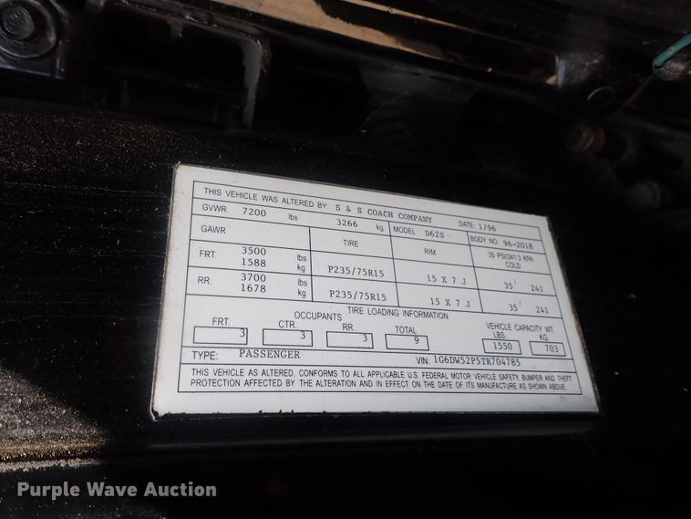 image for item DI4653 1996 Cadillac Fleetwood  limousine