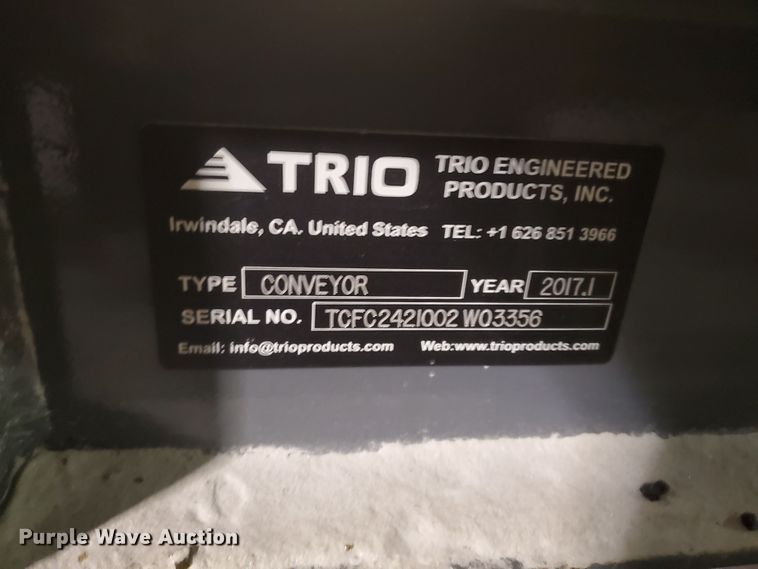 image for item DJ3169 2017 Trio recycling conveyor