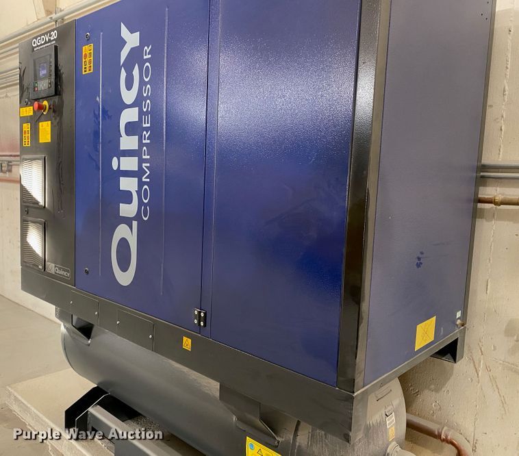 image for item DJ3177 2017 Quincy QGDV20FF  rotary screw air compressor