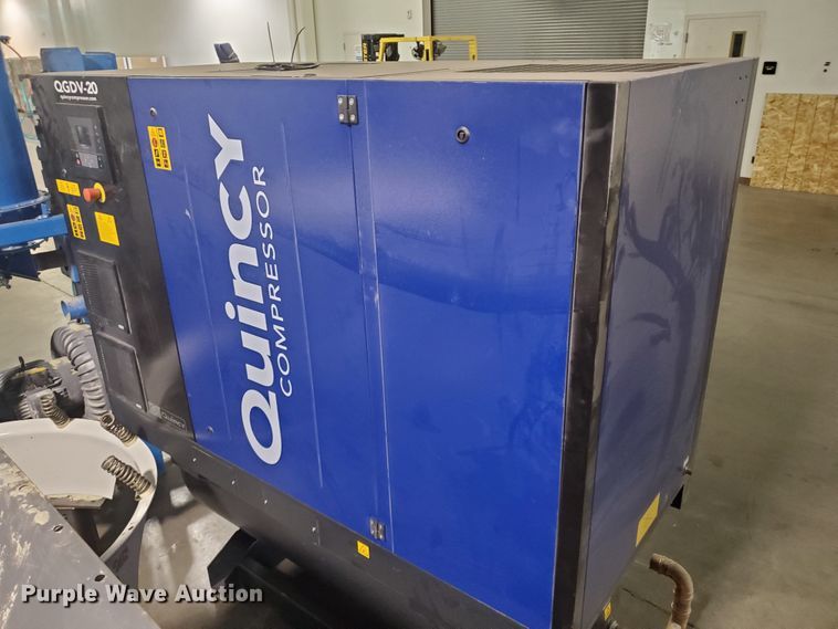 image for item DJ3177 2017 Quincy QGDV20FF  rotary screw air compressor