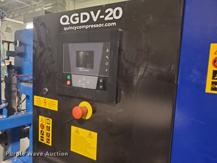 image for item DJ3177 2017 Quincy QGDV20FF  rotary screw air compressor