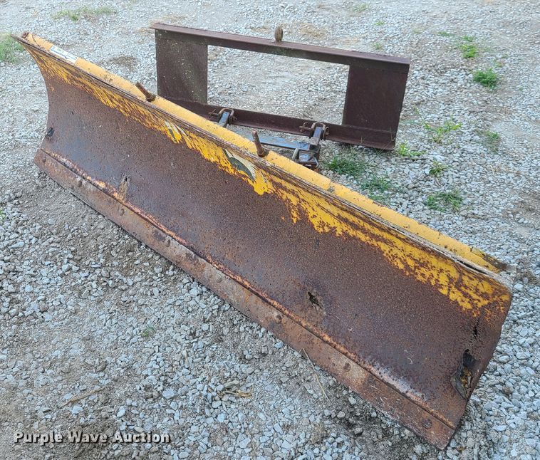 image for item EL9988 78"W skid steer snow plow