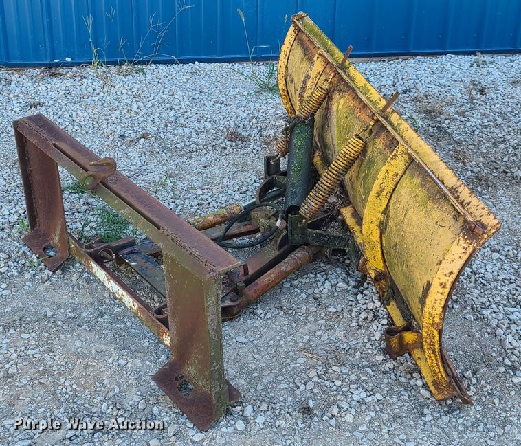 image for item EL9988 78"W skid steer snow plow