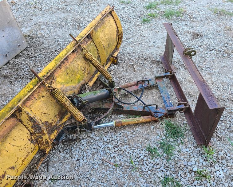 image for item EL9988 78"W skid steer snow plow