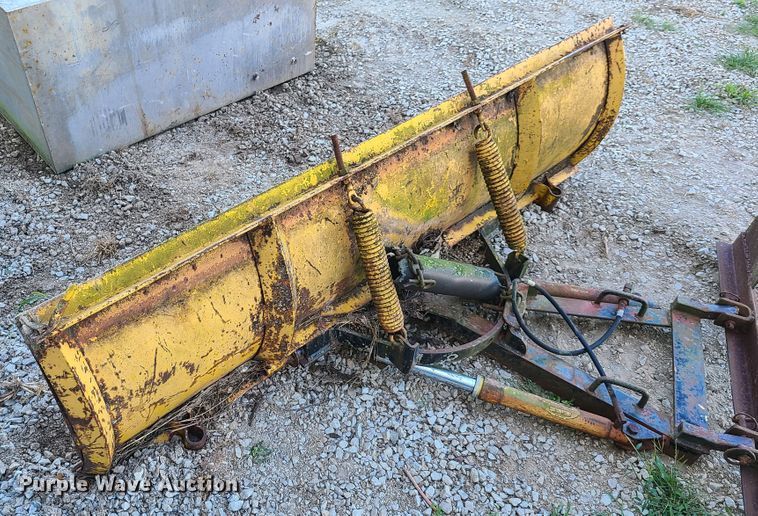 image for item EL9988 78"W skid steer snow plow
