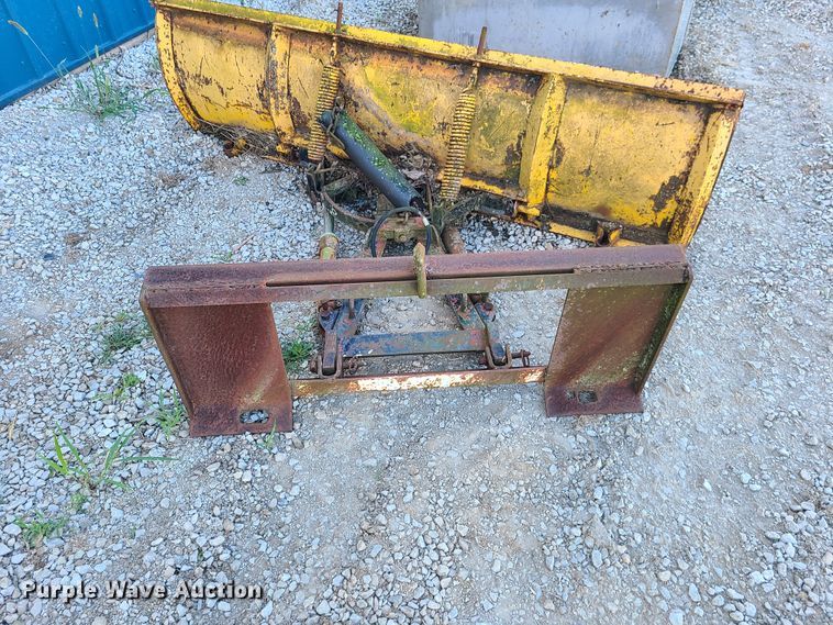 image for item EL9988 78"W skid steer snow plow