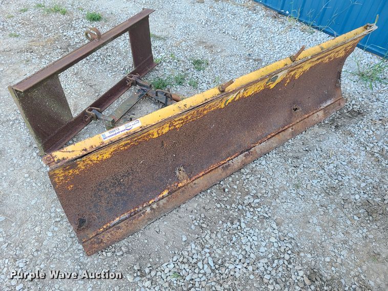 image for item EL9988 78"W skid steer snow plow