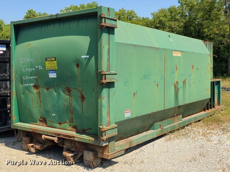 image for item EL9996 Cram-A-Lot self-contained compactor dumpster