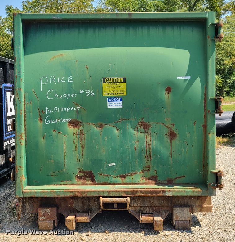 image for item EL9996 Cram-A-Lot self-contained compactor dumpster