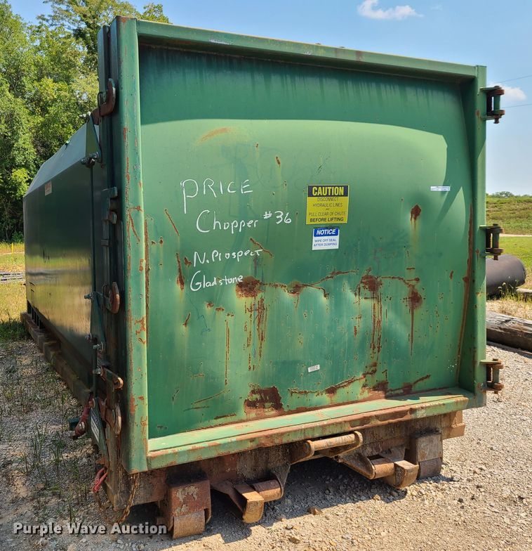 image for item EL9996 Cram-A-Lot self-contained compactor dumpster