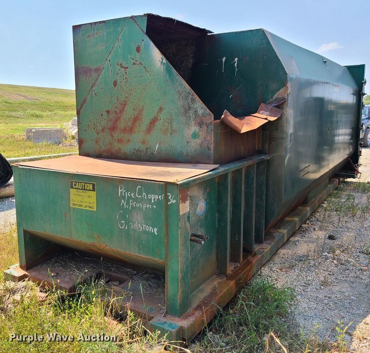 image for item EL9996 Cram-A-Lot self-contained compactor dumpster