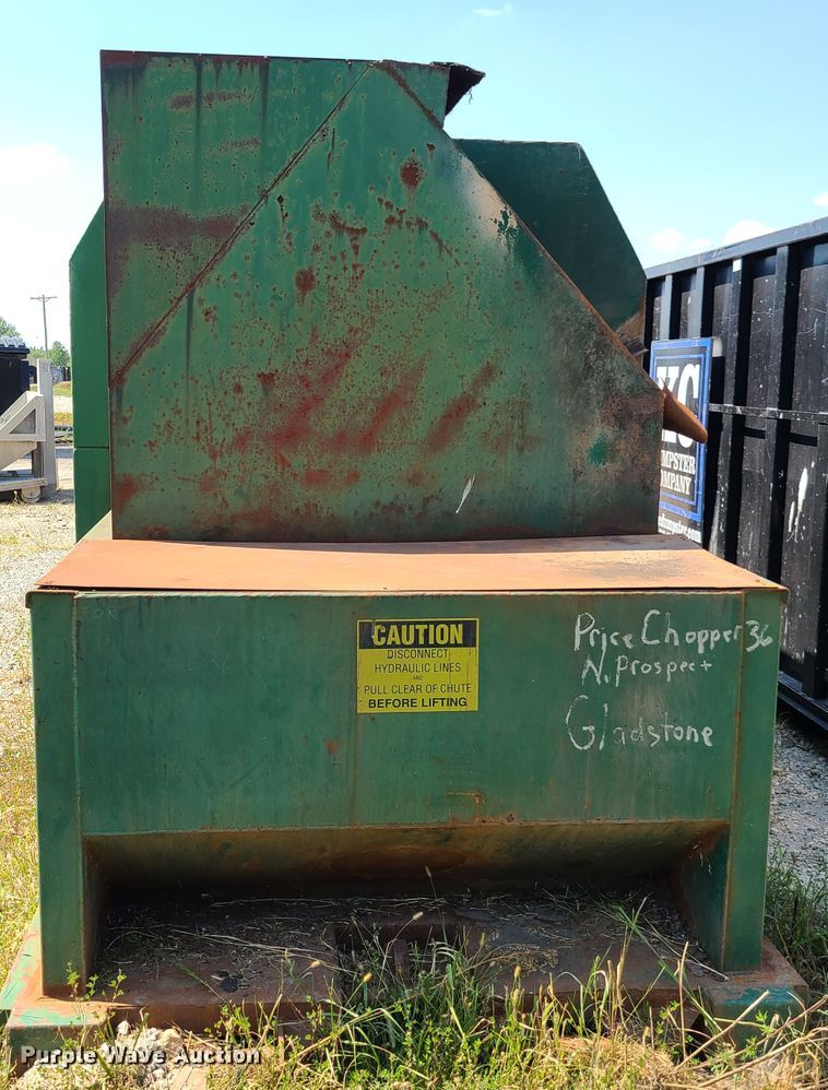 image for item EL9996 Cram-A-Lot self-contained compactor dumpster