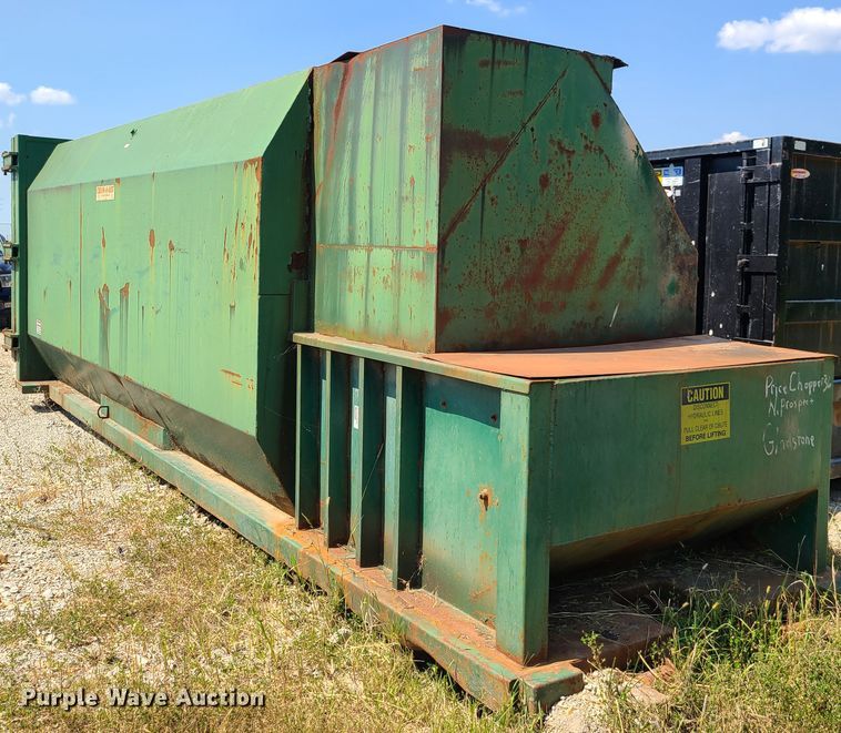 image for item EL9996 Cram-A-Lot self-contained compactor dumpster