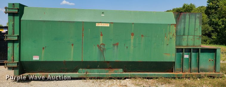 image for item EL9996 Cram-A-Lot self-contained compactor dumpster