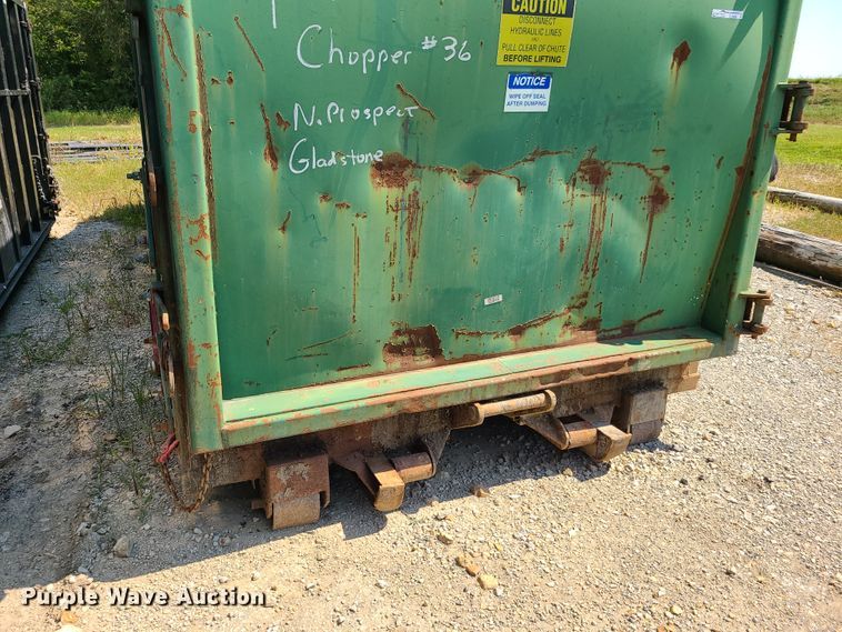 image for item EL9996 Cram-A-Lot self-contained compactor dumpster