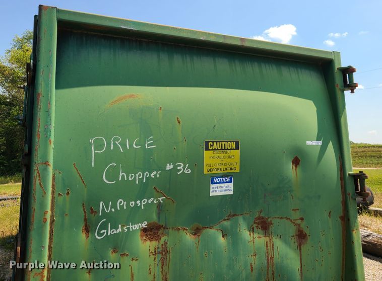 image for item EL9996 Cram-A-Lot self-contained compactor dumpster