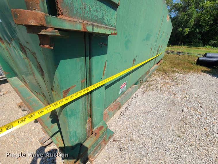 image for item EL9996 Cram-A-Lot self-contained compactor dumpster