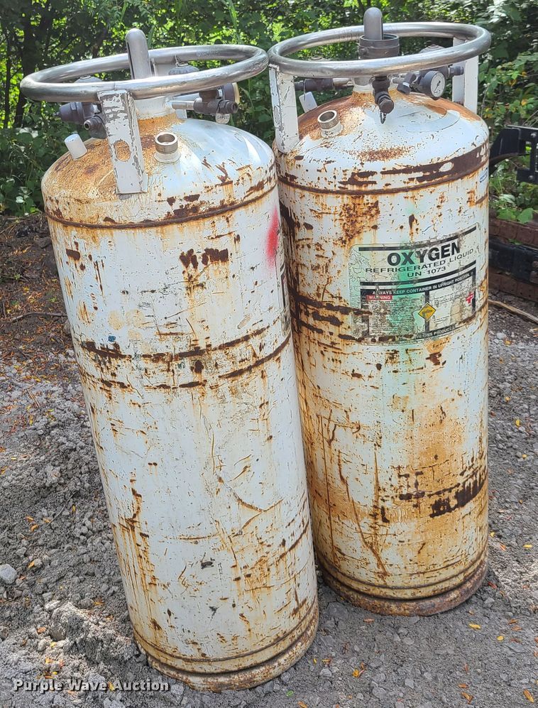 image for item EZ9152 (2) oxygen tanks