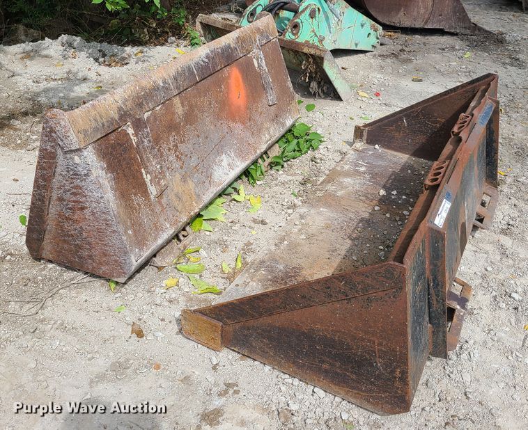 image for item EZ9158 (2) skid steer buckets