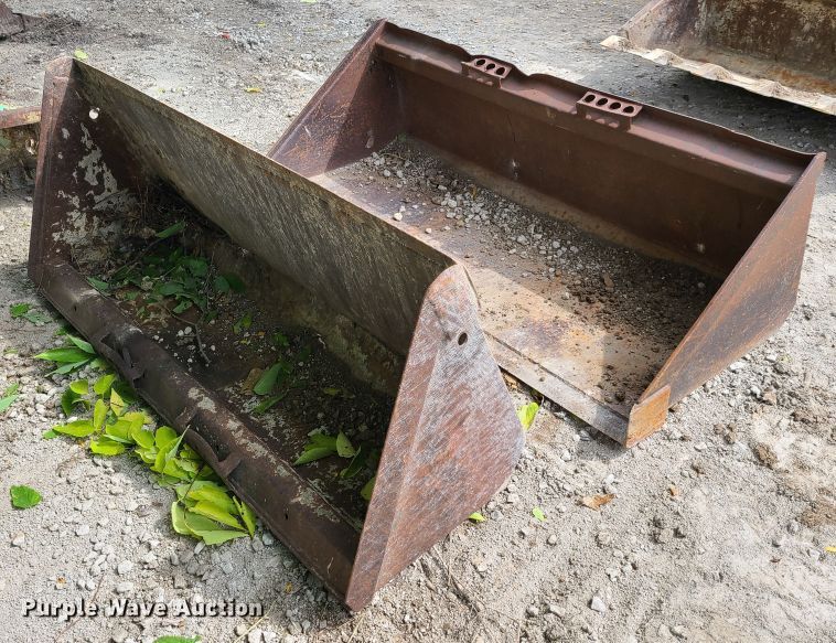 image for item EZ9158 (2) skid steer buckets