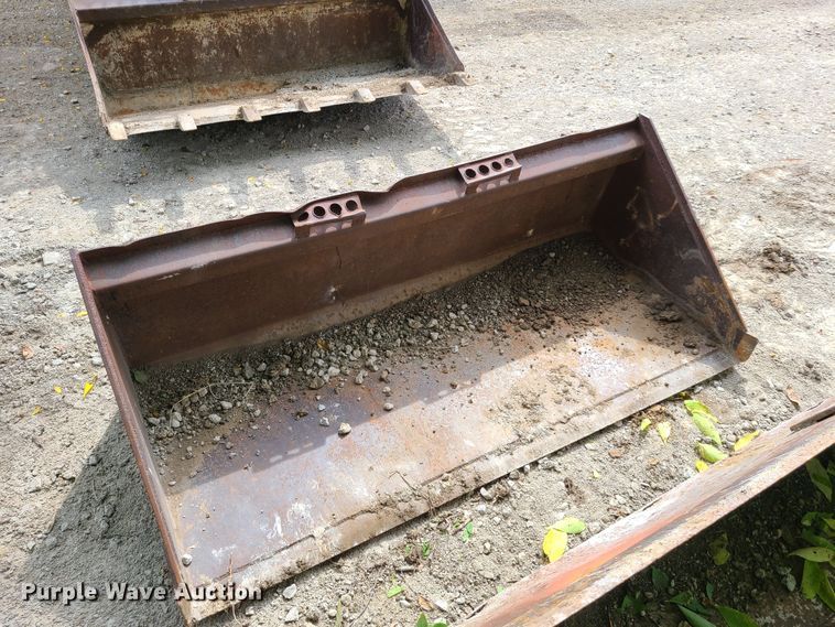 image for item EZ9158 (2) skid steer buckets
