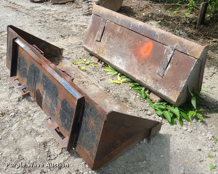 image for item EZ9158 (2) skid steer buckets