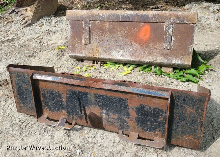 image for item EZ9158 (2) skid steer buckets