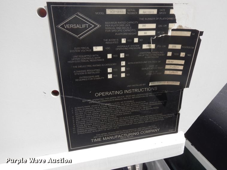 image for item FP9765 2012 International DuraStar 4300  forestry bucket truck