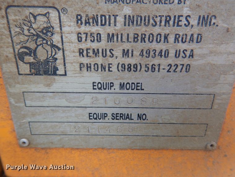 image for item FT9064 Bandit 2100SP stump grinder