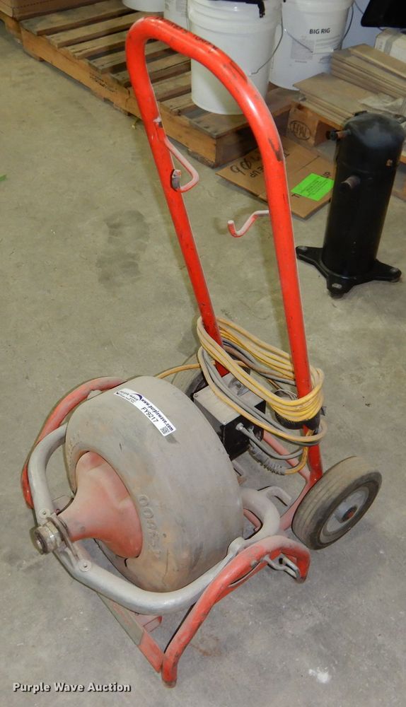 image for item FY9217 Ridgid K-3800 sink drain machine