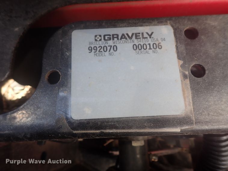image for item GV9677 Gravely 272 ZTR lawn mower