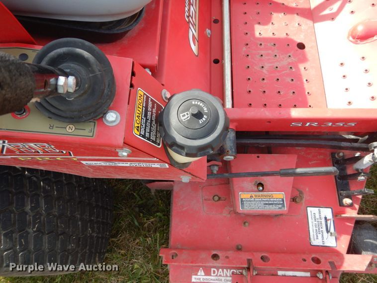 image for item GX9180 Jazee SR355 ZTR lawn mower