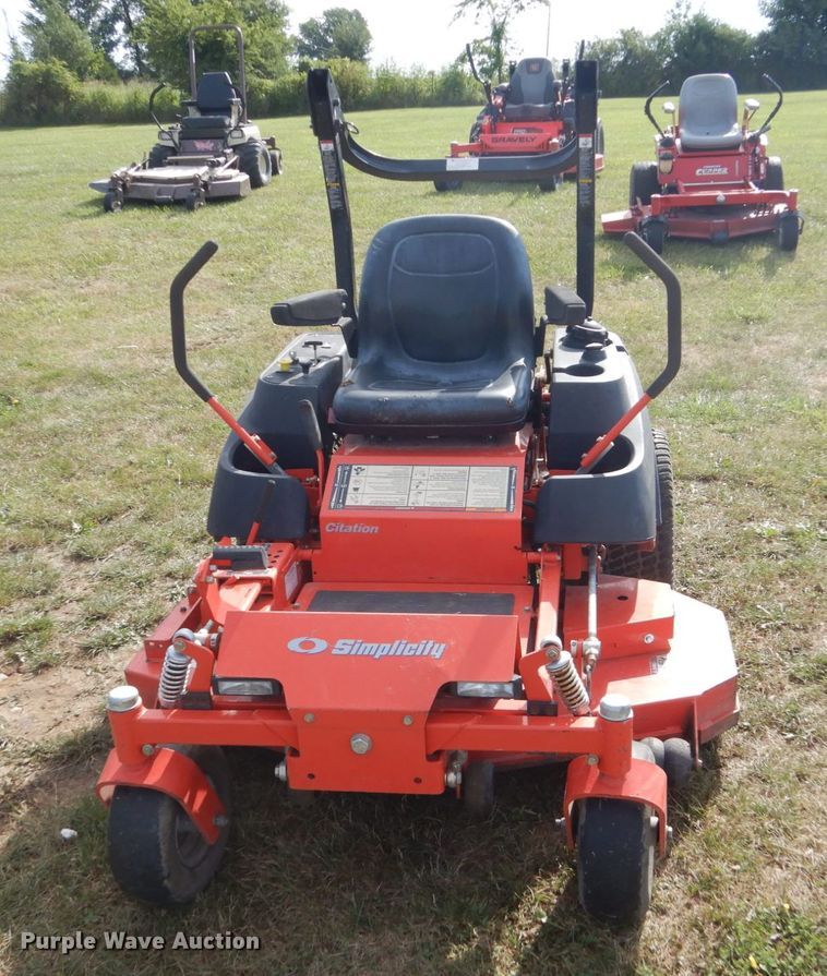 image for item GX9181 Simplicity Citation ZTR lawn mower