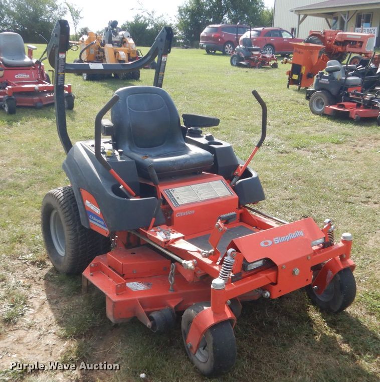 image for item GX9181 Simplicity Citation ZTR lawn mower