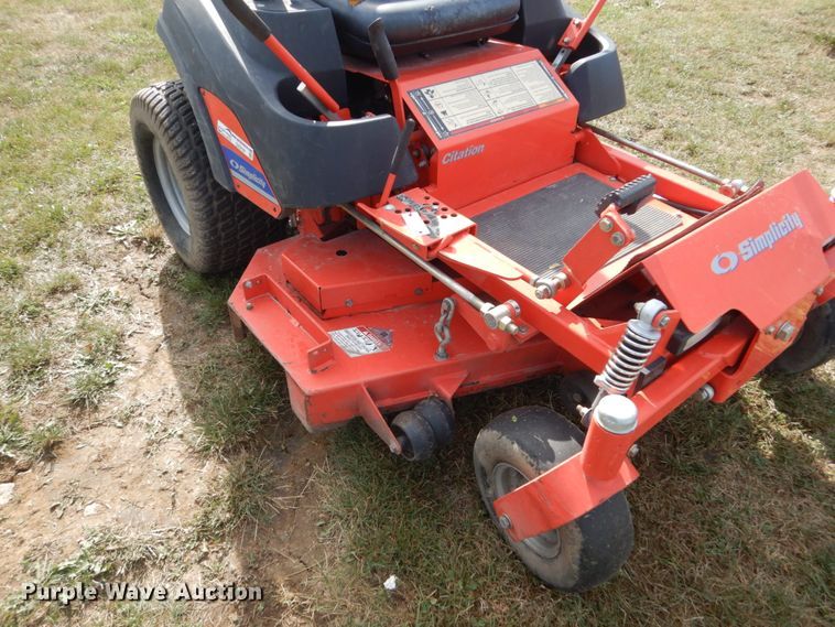 image for item GX9181 Simplicity Citation ZTR lawn mower