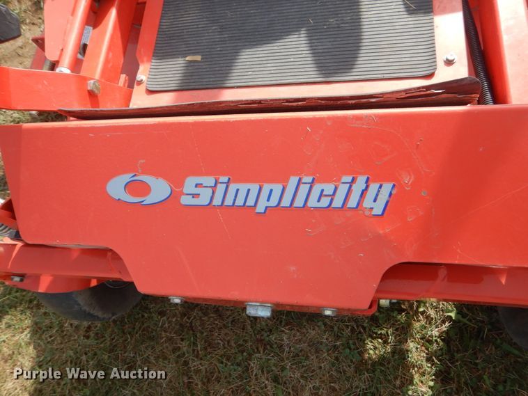 image for item GX9181 Simplicity Citation ZTR lawn mower