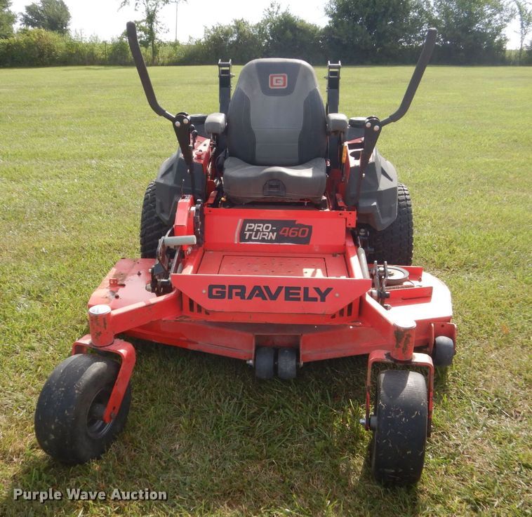 image for item GX9182 Gravely Pro Turn 460 ZTR lawn mower