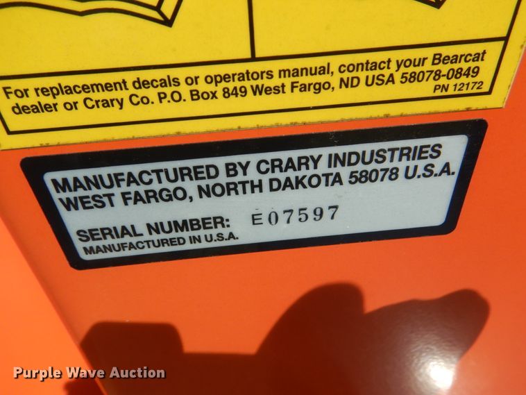 image for item GX9184 Echo Bearcat SC5540 wood chipper