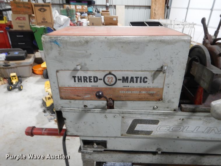 image for item HB9356 1974 Collins 22A Thread-O-Matic pipe threader