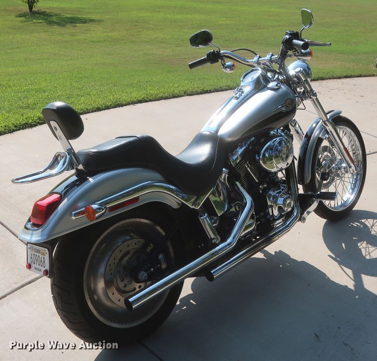 image for item HT9747 2003 Harley Davidson FXSTD Softail Deuce 100th Anniversary Edition motorcycle