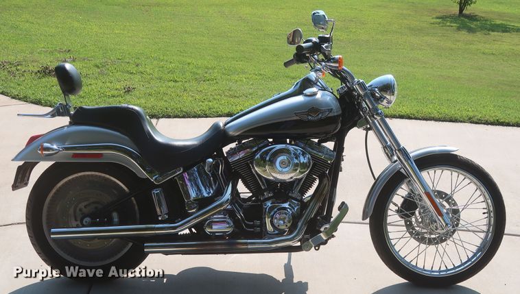 image for item HT9747 2003 Harley Davidson FXSTD Softail Deuce 100th Anniversary Edition motorcycle