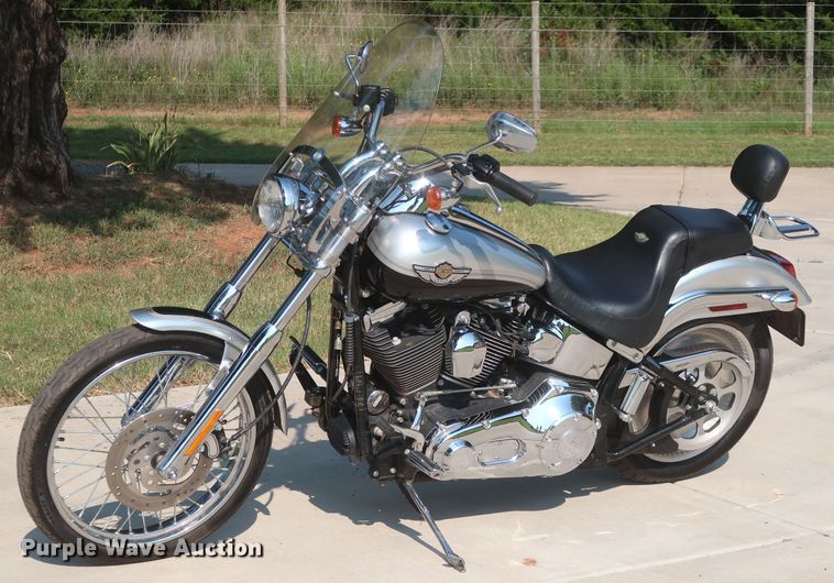 image for item HT9747 2003 Harley Davidson FXSTD Softail Deuce 100th Anniversary Edition motorcycle