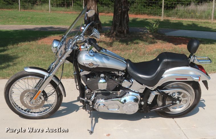 image for item HT9747 2003 Harley Davidson FXSTD Softail Deuce 100th Anniversary Edition motorcycle