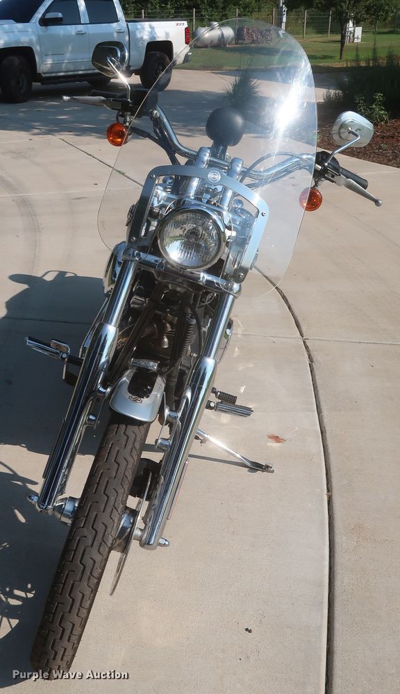 image for item HT9747 2003 Harley Davidson FXSTD Softail Deuce 100th Anniversary Edition motorcycle
