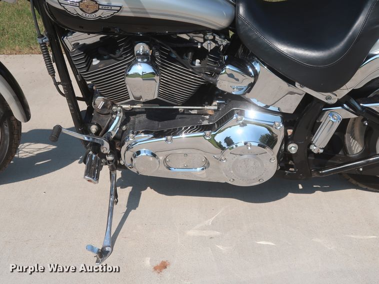 image for item HT9747 2003 Harley Davidson FXSTD Softail Deuce 100th Anniversary Edition motorcycle