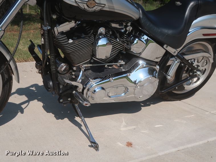image for item HT9747 2003 Harley Davidson FXSTD Softail Deuce 100th Anniversary Edition motorcycle