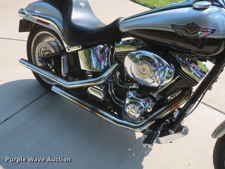 image for item HT9747 2003 Harley Davidson FXSTD Softail Deuce 100th Anniversary Edition motorcycle