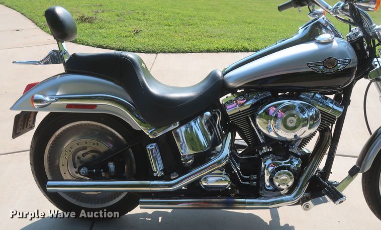 image for item HT9747 2003 Harley Davidson FXSTD Softail Deuce 100th Anniversary Edition motorcycle