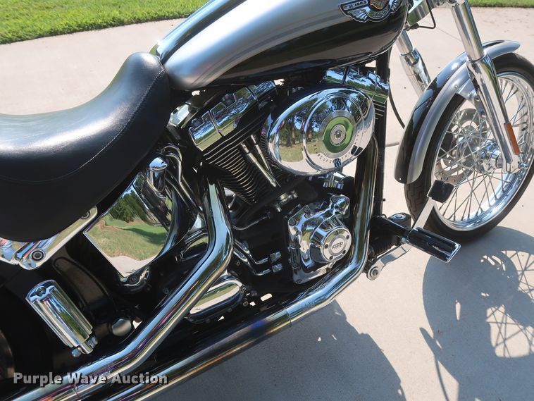 image for item HT9747 2003 Harley Davidson FXSTD Softail Deuce 100th Anniversary Edition motorcycle