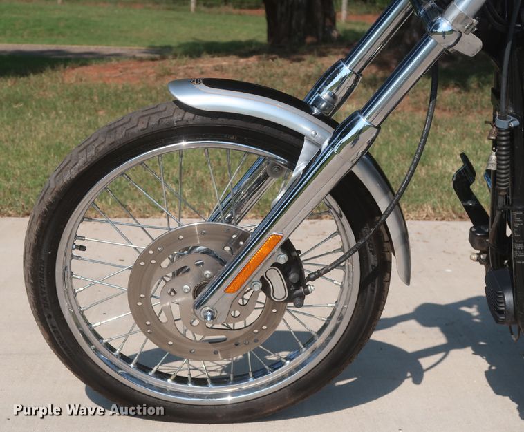 image for item HT9747 2003 Harley Davidson FXSTD Softail Deuce 100th Anniversary Edition motorcycle